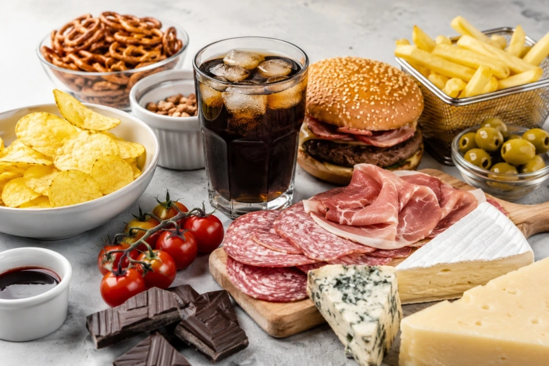 Variedad de alimentos que pueden provocar dolor de cabeza