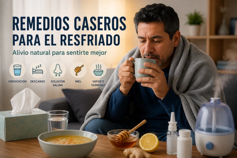 Infusiones y miel para aliviar el resfriado en casa